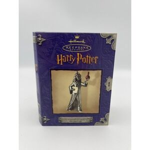 Vintage 2000 Hallmark Harry Potter Hermione Granger Pewter Keepsake Ornament